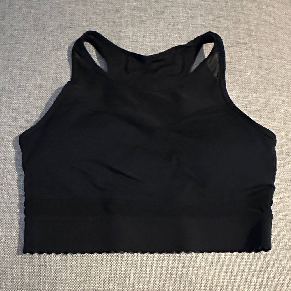 Zyia Star Mesh Black Bra